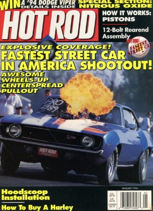 HOT ROD 1994 JAN - NOS, STREET CAR SHOOT-OUT, HEMI